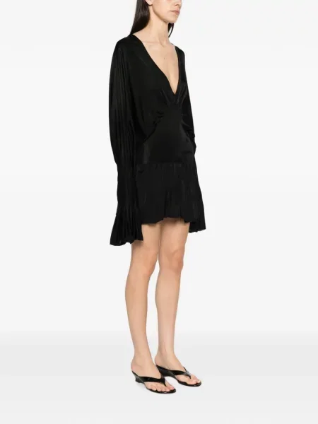 Rochie mini Aya Muse cu decolteu în V negru