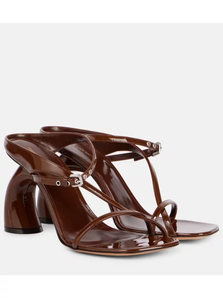 Sandale Dries Van Noten din piele maro