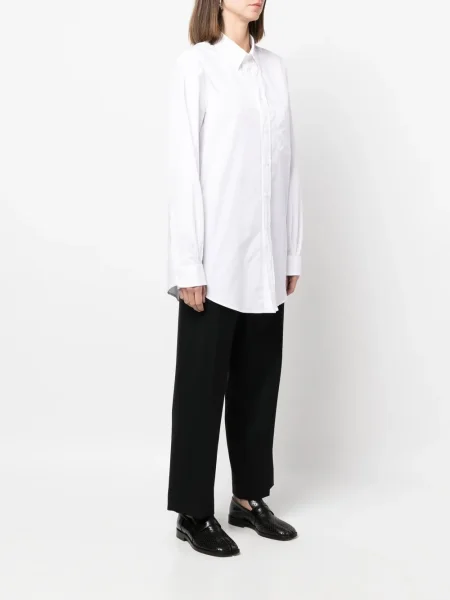 Cămașă Maison Margiela din poplin alb