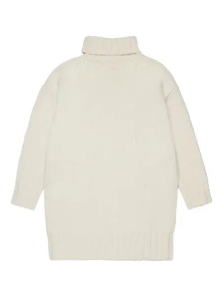 Sweter z golfem dziecięcy Mm6 Maison Margiela biały