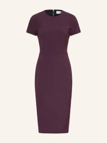 Victoria Beckham Šaty Claude tmavě fialová