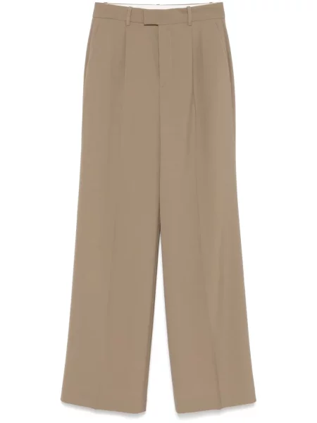 Pantaloni Róhe plisate maro