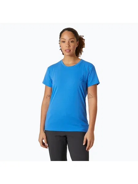 Helly Hansen дамска тениска Skog Recycled Graphic ultra blue синьо