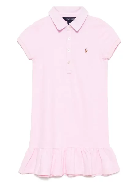 Sukienka dziecięca Polo Ralph Lauren różowa