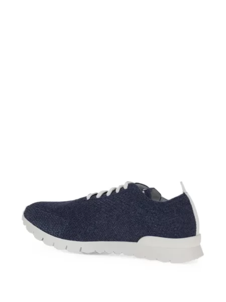 Fűzős kötött sneaker Kiton kék