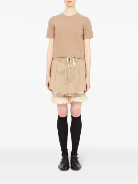 Sweter Maison Margiela wełniany o krotszym kroju