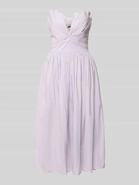 Sukienka koktajlowa w stylu off-shoulder Lace & Beads