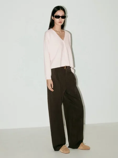 Кардиган Mango розовый