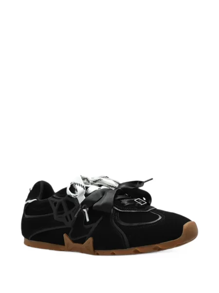 Sneakerși Naked Wolfe cu funde negru