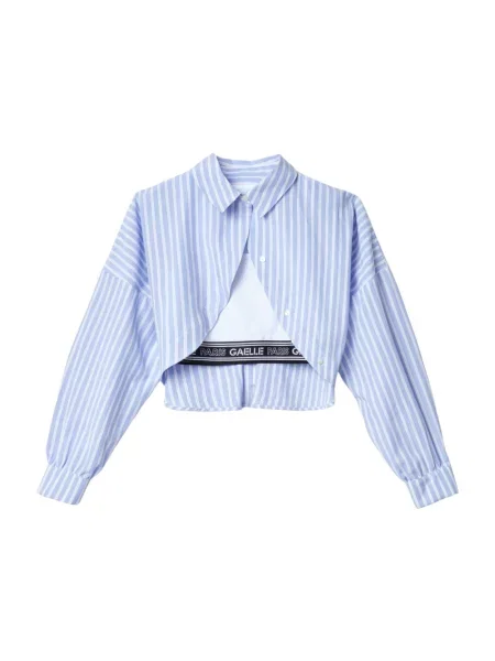 Koszula Gaëlle Paris niebieska