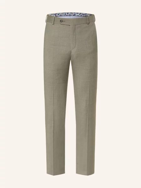 Wilvorst Kalhoty Ke Kostýmu Střih Slim Fit moosgrün