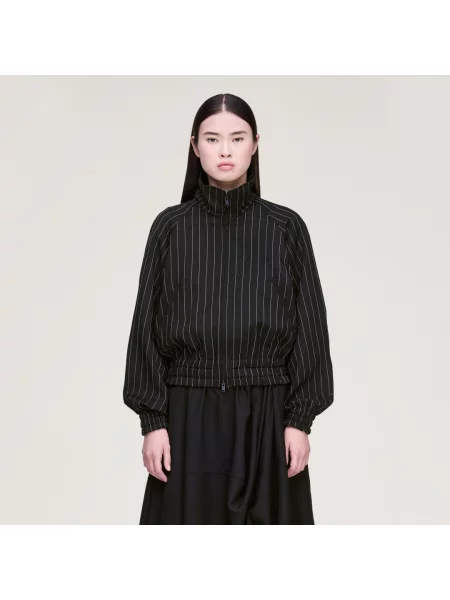 KURTKA PINSTRIPE SPORT UNIFORM czarna