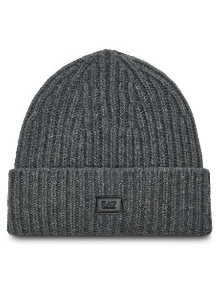 Шапка Emporio Armani сиво