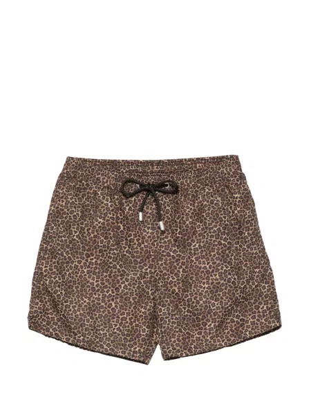Slip de baie Mc2 Saint Barth cu imagine cu model leopard