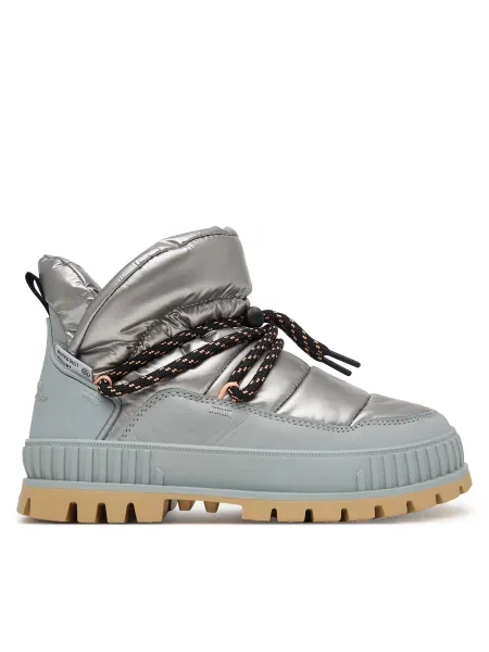 Снігоходи Palladium Pallashock Nyl Hiver Срібний