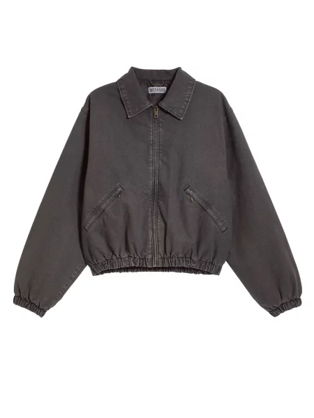 WEEKDAY Geacă de primăvară-toamnă Tobi denim negru