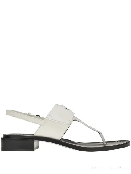 Sandale Ferragamo din piele alb