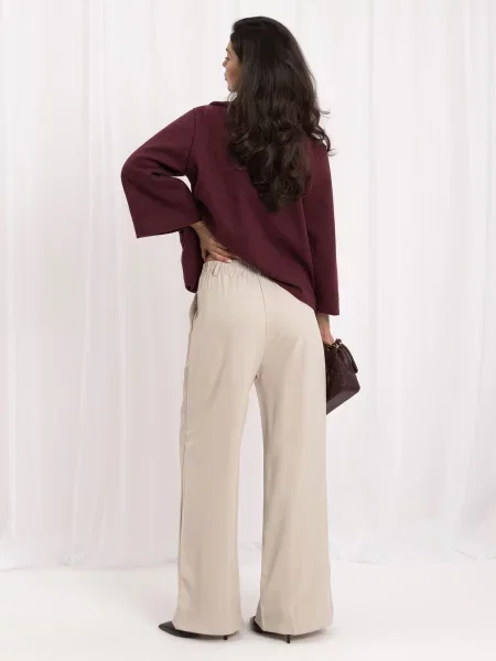 Hlače Italy Moda bež
