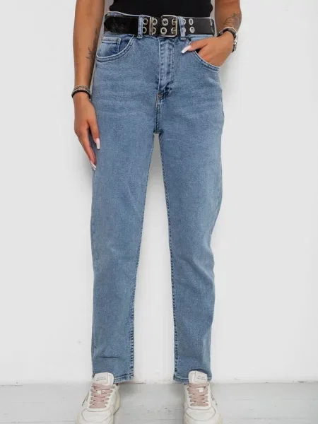 Джинси мом Ager блакитний