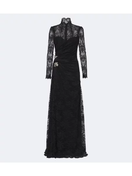 Rochie Monique Lhuillier din dantelă negru