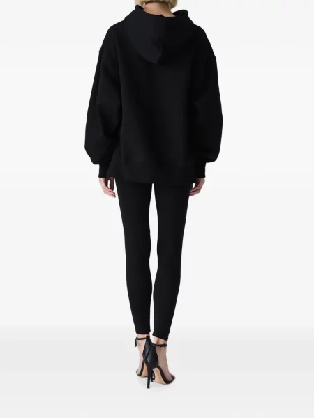 Hanorac cu glugă Vera Wang cu imagine negru