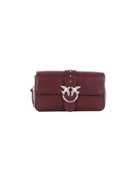 Geanta crossbody Pinko clasică maro