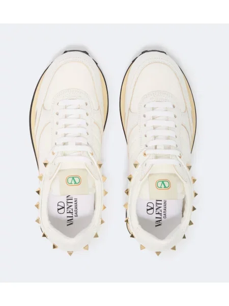 Sneakerși Valentino Garavani din piele alb