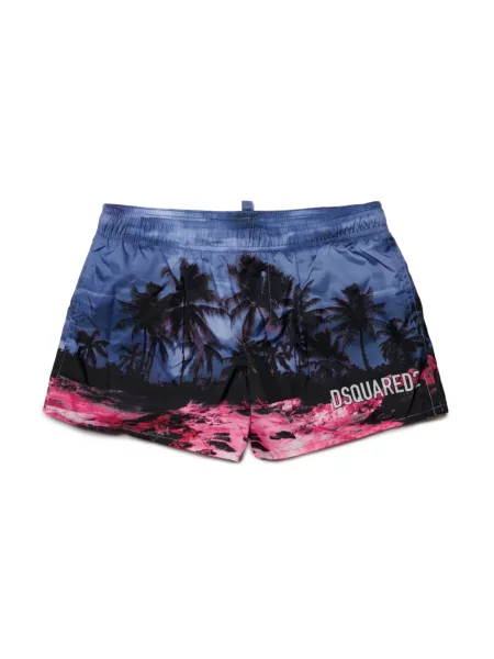Kąpielówki dziecięce Dsquared2 niebieskie