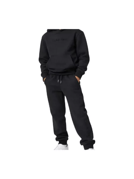 Pantaloni copii Calvin Klein Jeans negru