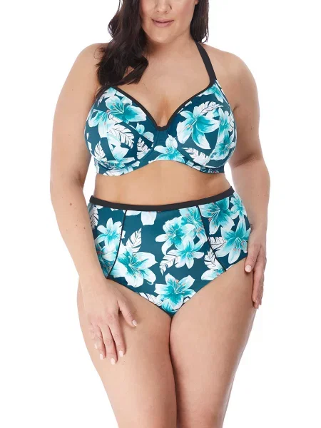 Купальник ELOMI Island Lily синій/блакитний поліамід/еластан синій