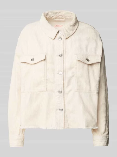 Kurtka sztruksowa o kroju regular fit z czystej bawełny model ‘MARINA-ENY LIFE’ Only