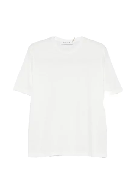 Tricou The Frankie Shop cu decolteu rotund fără armătură alb