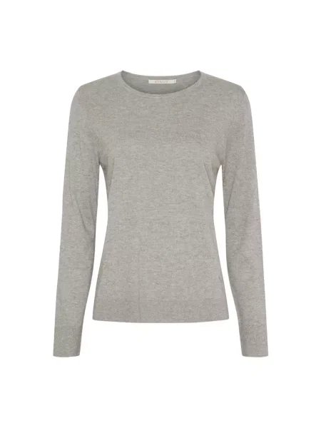 Sweter Btfcph wełniany szary