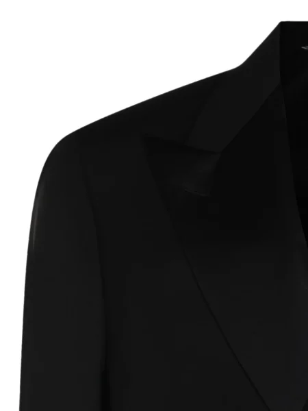 Costum Canali cu două rânduri de nasturi negru