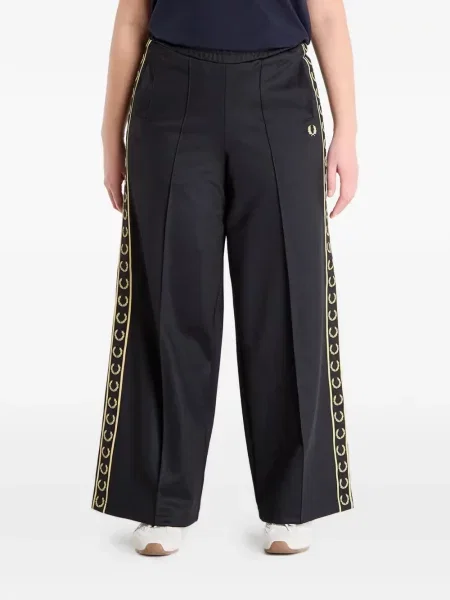 Pantaloni Fred Perry alergare negru
