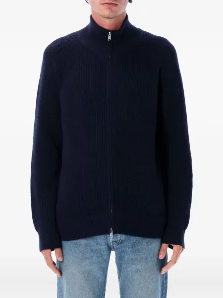 Плетена жилетка Marant синьо