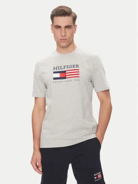 T-Shirt Tommy Hilfiger γκρι
