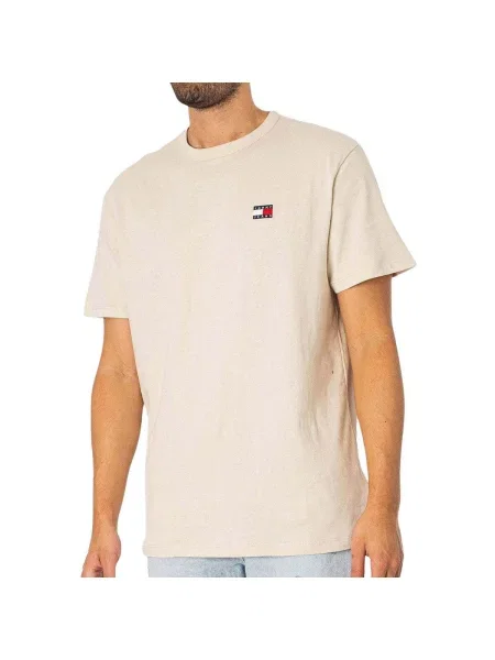Tricou Tommy Jeans bej