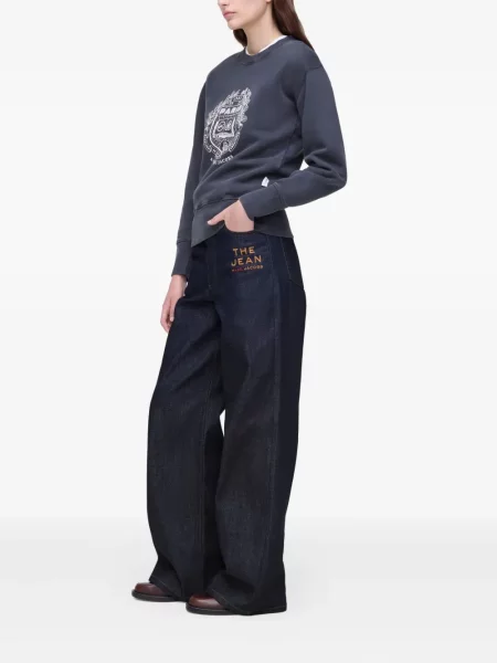 Blugi Marc Jacobs cu broderie albastru