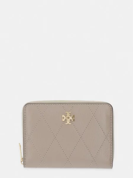 Tory Burch portofel pentru femei din piele Charlie bej