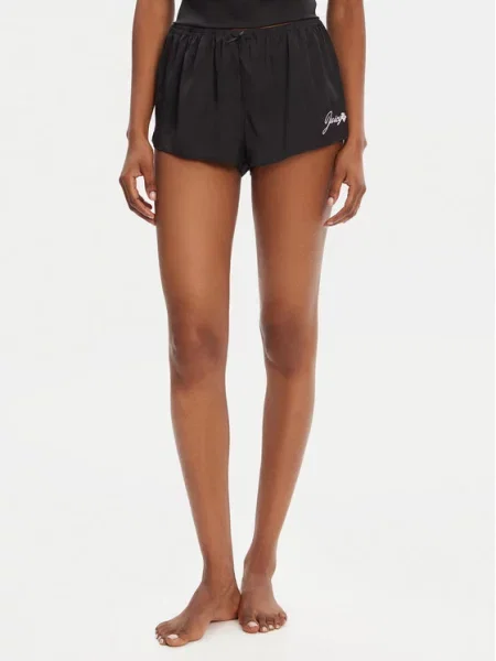 Juicy Couture Kratke hlače pižama Regular Fit črna