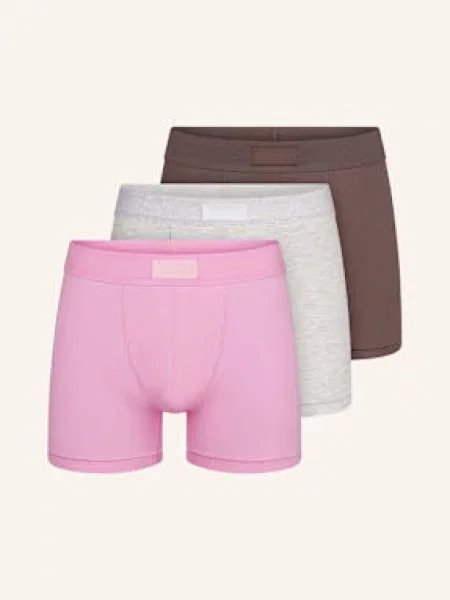 Skims Bokserki Skims Cotton 3 Szt. pink różowe