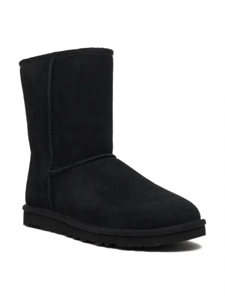 UGG De piele bocanci CLASSIC negru