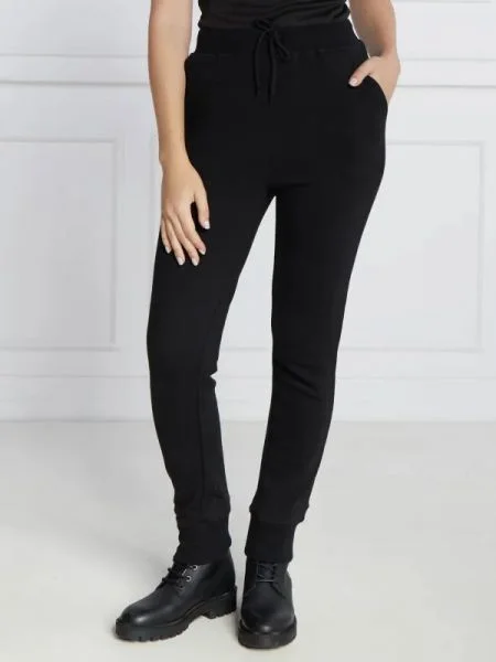 TWINSET Pantaloni de trening negru