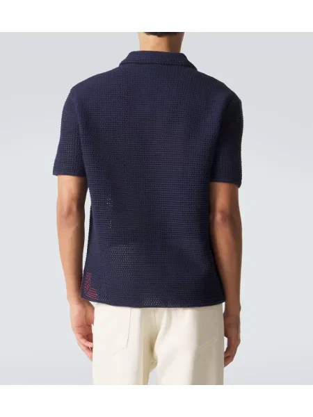 Tricou polo Orlebar Brown albastru