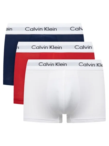 Calvin Klein Underwear Set 3 perechi de boxeri Colorat roșu