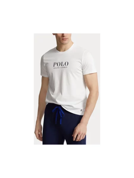 Polo Ralph Lauren t-shirt piżamowy biały