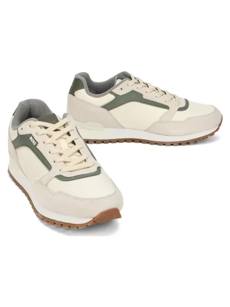 Sneakersy Boss beżowe
