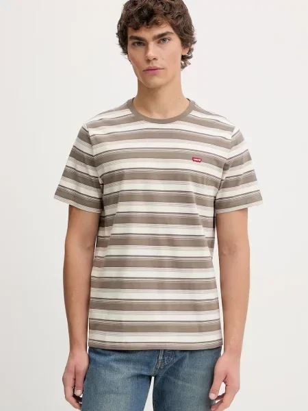 Levi's tricou din SS ORIGINAL HM alb