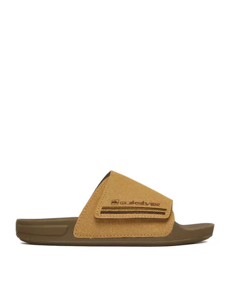 Šľapky Quiksilver EO-POCHI SUEDE béžová